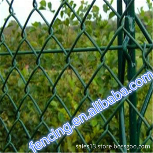 hot sell lawn PVC/PE dipped coating Chain Link Fence